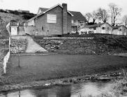 Mill Park and river Thaw, Cowbridge ca 1970 