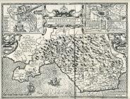 Map of Glamorgan, 1610 