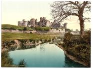 Caerphilly Castle, Wales, c.1890