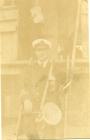 Sailor with a novelty instrument (c.1918)