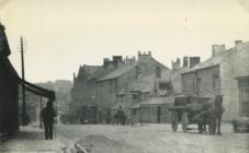 Cowbridge High Street with Cowbridge Arms 1890  