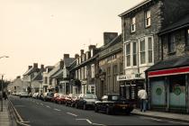 Cowbridge High St, north side 1980s. 