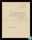 A letter dated 20 July 1923 from the office of...