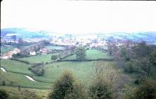 View over Cowbridge ca 1966 