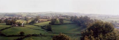 Cowbridge from Mount Ida 1963  