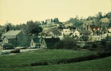 View over central Cowbridge 1979  