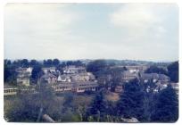 View over Cowbridge from Mill Park 1969 