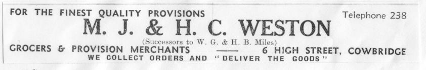 6 High St, Cowbridge 1956 