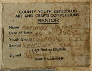 Cowbridge Youth Club 1957 