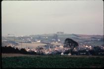 View over Cowbridge from the west 1979 