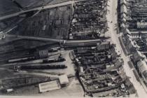 Aerial view, Cowbridge east end 1929 