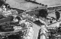 Aerial view, Eastgate, Cowbridge 1929 