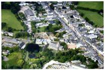 Aerial view, central Cowbridge 2005 