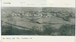 View over Cowbridge from Mount Ida 1960s 