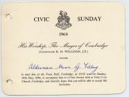 Civic Sunday, Cowbridge 1964 