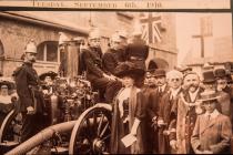 New steam fire engine, Cowbridge 1910  