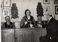 Mrs Hinton, Cowbridge mayor 1952 