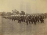 Fire Brigade Union parade, Cowbridge 1909
