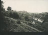 Cowbridge view above Mill Park 1980 