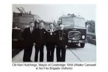 Ken Hutchings, Cowbridge mayor 1959 