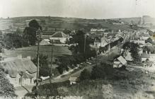 View over Cowbridge early 1900s  
