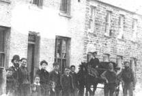 David Jenkins and family, Waunmarlog, Newcastle...