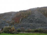 Incline at Aberllefenni slate quarry 2009