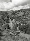 Village from up on the Rhognant quarry slate...