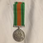 World War 2 Defence Medal awarded to Harry...