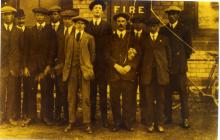 First volunteers WW1, Cowbridge 1914 