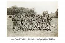 Home Guard at Llandough, nr Cowbridge, WW2 