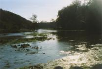 River Thaw by Llandough mill 1996 