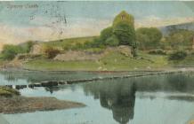 Ogmore castle, nr Cowbridge early 1900s 