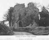 Llanblethian castle, nr Cowbridge 1950s 