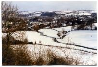 View from Mount Ida, Cowbridge 1991 