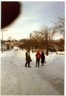 Westgate, Cowbridge, in snow ca 1995 