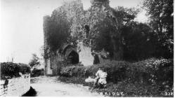 Llanblethian castle, nr Cowbridge ca 1905 