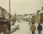 Eastgate, Cowbridge in snow 1968 