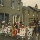 Cowbridge carnival participants 1970s 