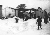 Cowbridge under snow, February 1978 