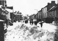 Cowbridge under snow, February 1978 