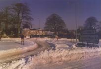 Llwynhelig, Cowbridge in snow 1982 