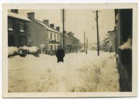 Eastgate, Cowbridge, in snow 1948 