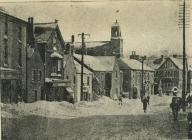 Cowbridge High Street in snow 1947 