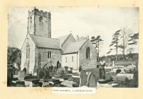 Llanblethian church, nr Cowbridge ca 1926 