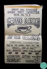 Poster advertising a coffee evening hosted by...