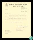 Letter from the Women's Voluntary Service...