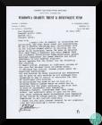 Letter detailing the work of the Wlodowa...