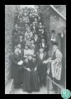 Ffotograff o'r tu allan i Synagog Pontypridd,...