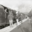 Steam engine no 45407, Machynlleth, 21st March,...